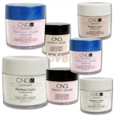 CND Powder Acrylic Nail Retention Sculpting Enhancement 3.7oz/104g /Choose Color • $7.99