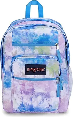 JANSPORT Big Student Laptop Backpack Batik Wash 15 17.5 Inch Sports Travel - NWT • £29.95