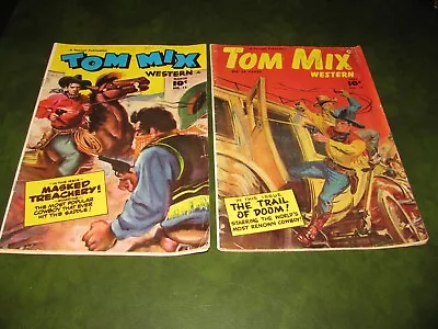 $9.99 • Buy Tom Mix Western 15 And 17  Lot Of 2 Golden Age Fawcett Comic Books VG/F 1949