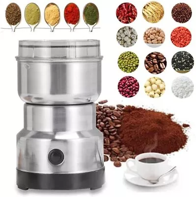 Electric Coffee Bean Grinder Nut Herb Grind Spice Mill Blender Machine New • $9.89