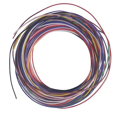 7/0.2mm Extra Hookup Wire Pack 11x Colours 22 Metres • £4.39