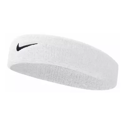 Nike Swoosh Cotton Nylon Sport Headband White • $17