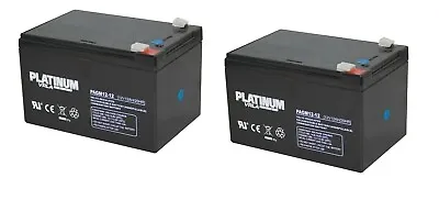 £64.99 • Buy 2 X Platinum 12V 12ah GEL RECHARGEABLE Car Toy Battery Peg Perego Injusa Feber