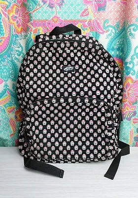 Unisex Vans Off The Wall Backpack Bag Pockets Black & White Design • £14.99