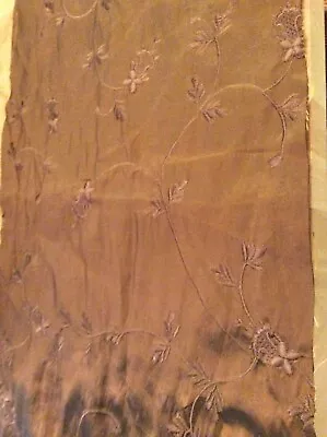 Brown Coloured Tapestry Fabric Remnant • £0.99