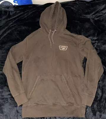 Vans Mens Small Hoodie Brown Pullover Vans Off The Wall • $20