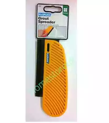 £5.95 • Buy Quality Plasplugs Tile Grout Adhesive Spreader Spreading Float Tool Rubber Gs201