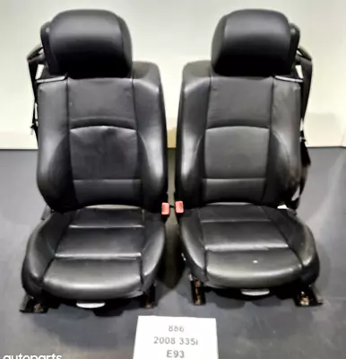 ✅ 07-13 OEM BMW E93 Convertible Front Heated Sport Seats W/ Integrated Seat Belt • $697.50