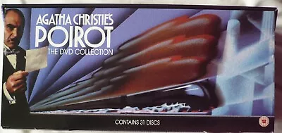 Agatha Christies Poirot - The DVD Collection Box Set 31 Discs In Carry Case • £39.95
