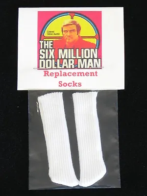 The Six Million Dollar Man  Replacement  Socks! • $5.99