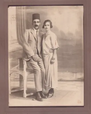 Egypt VINTAGE PHOTO   - CUTE COUPLE 1920 S. • £38.61