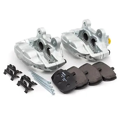 Upgraded 4 Pot Brake Calipers & Brake Pad Kit - Princess Escort Capri Triumph • $189.42