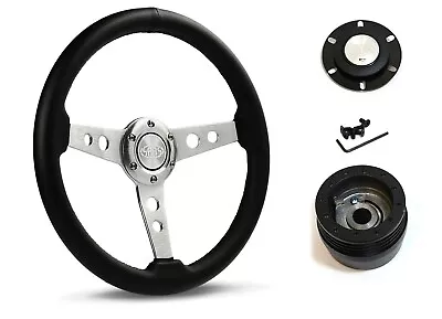 SAAS Steering Wheel SW616OS-R & Boss For Mazda RX2 RX3 RX4 RX5 1970-1985 • $197