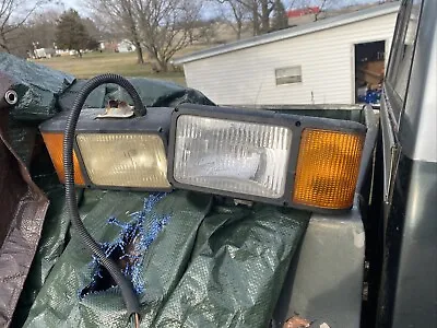 Meyer Snow Plow Lights By Trucklite Meyers 5 Pin Headlight Head Light CUT!! • $40