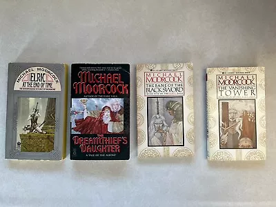 Michael Moorcock Elric Of Melnibone Lot Dreamers Daughter Vanishing Tower End VG • $36.75