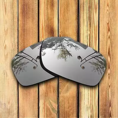 Polarized Silver Mirrored Replacement Lenses For-Oakley Crankcase Anti-scratch • $8.99