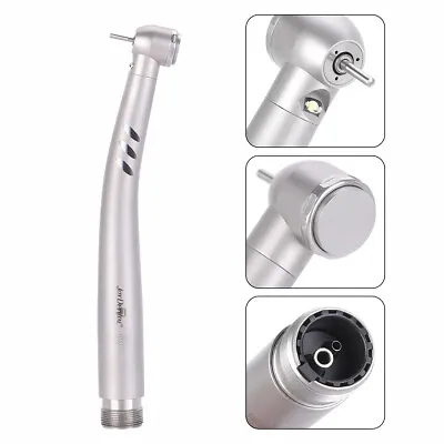 Dental Luz Led Pieza De Mano Alta Velocidad  3 Spray Cabezal Estándar 2agujeros • $21.39