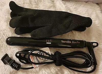 Terviiix Mini Pro Flat Iron For Short Hair Temperature  Black Heat Glove. New • $20.97