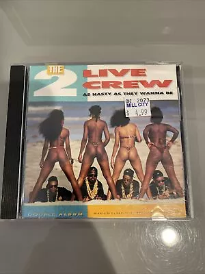 2 LIVE CREW As Nasty As They Wanna Be CD Luke Records Pre-PA STICKER 18 Tracks • $12.50