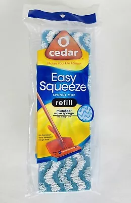 O Cedar Easy Squeeze Flat Sponge Microfiber Wave Sponge Mop Head Refill • $18.85