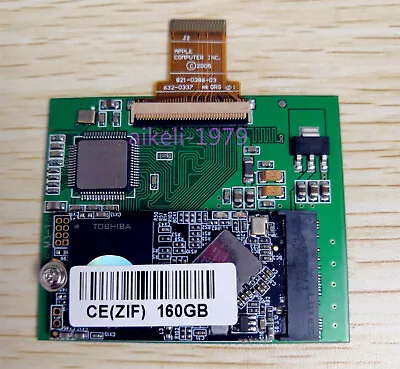 160GB SSD Upgrade 160GB Hard Drive 1.8  MK1634GAL ZIF For IPod Classic 7th Gen • $113.88