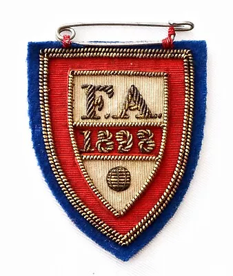 FA Council FA Cup Final Football Badge/Medal 1898. Derby County V Notts Forest. • £650