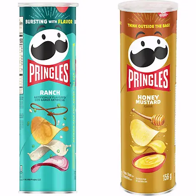 £10.99 • Buy Pringles Potato Crisps 156g 2 Flavours (Pick A Flavour) - Canada Imported