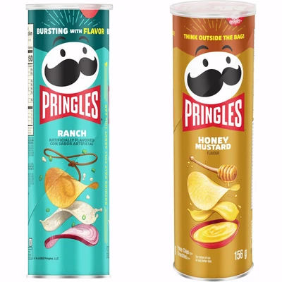 £10.99 • Buy Pringles Potato Crisps 156g 2 Flavours (Pick A Flavour) - Canada Imported