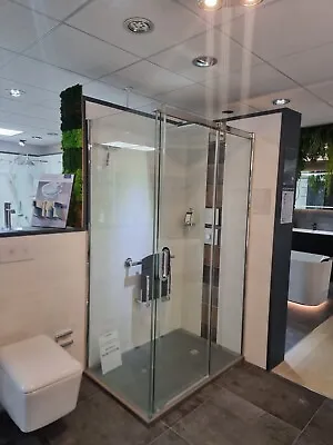 Merlyn Arysto 10 Shower Enclosure 1200x800mm Ex Display 10mm Glass RH 70% OFF  • £799