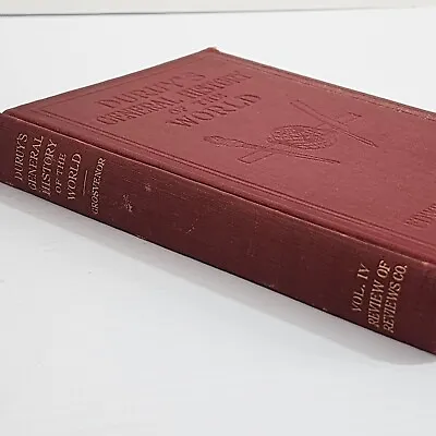 A General History Of The World By Victor Duruy 1914 Vol IV • $8.99