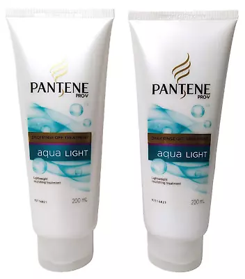 Pantene Pro-V Aqua Light Nourishing Daily Rinse Off Treatment New 2 X 200ml P&G • $3.95