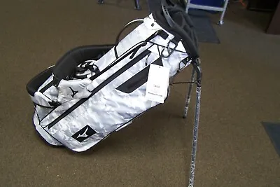 New Mizuno Br-d3 Stand Bag White Camo  4-way Divided Top / Rain Hood  Nwt • $105