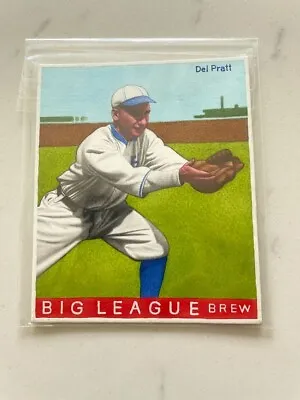 R319-Helmar BIG LEAGUE #256 Del Pratt **ORIGINAL ART CARD** 1of1 Proof • $300