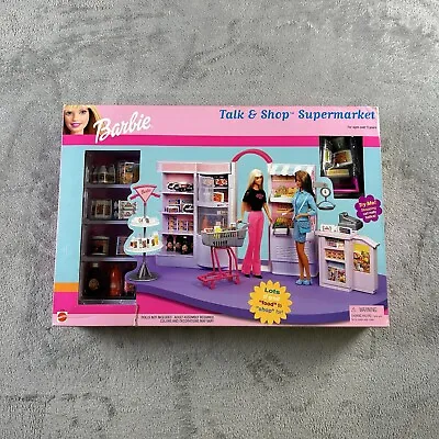 RARE Vintage 1999 Mattel Barbie 67095 Talk & Shop Supermarket Playset Sealed • $179.99