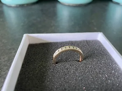 9ct Yellow Gold Diamond Illusion Set Eternity Ring. **please See Description** • £119.95