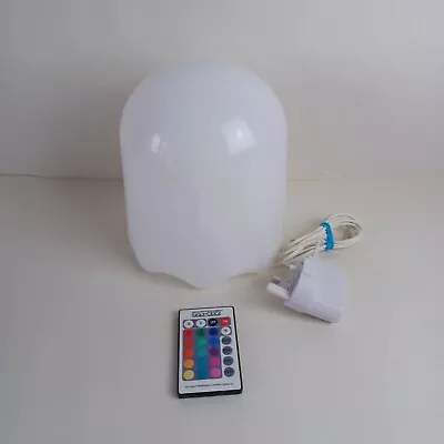 2012 Pac-Man Ghost 16 Colour Changing Mood Light With Remote Control Lamp RGB • £24.99