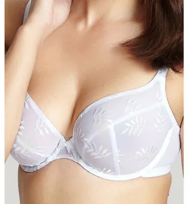 Panache Tango Plunge Bra White Size 30d - New • £9.99