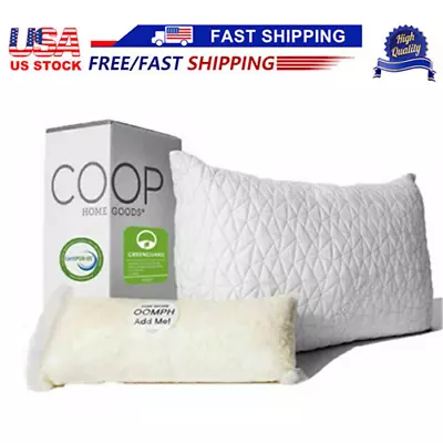 Adjustable Coop Home Goods Sleep Pillow Queen Size Memory Foam Loft Bed Pillows • $36.98