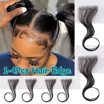 Edges Hair Lace Baby Hair Strips Invisible Hairline 100% Virgin Human Hair Edges • $16.54