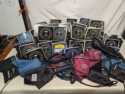 Lot Of 30+ Sphygmomanometers With Some Blood Pressure Cuffs As Pictured • $329.99
