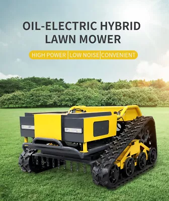 Tracked Remote Control Lawn Mower Oil Electric Hybrid Lawn Mower Garden Toy • $8399.99