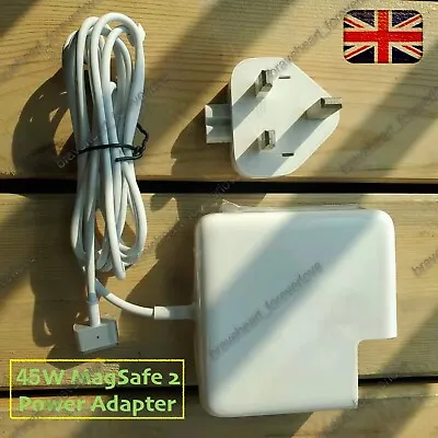 45W Mag Safe 2 Power Adapter Charger For MacBook Air 11” 13” A1465 A1466 2012-17 • £17.99