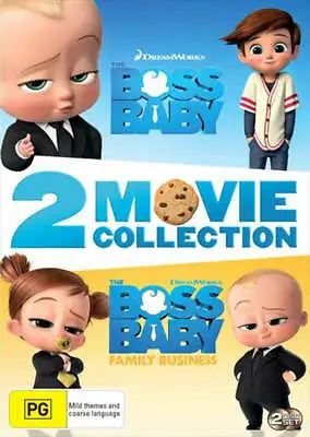 The Boss Baby / The Boss Baby - Family Business 2 Movie Franchise Pack DVD : NEW • $19.57