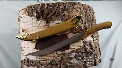 New 11  The Hobbit Greenleaf Fighting Knife Knives Of Legolas Elven Dagger Sword • $19.98