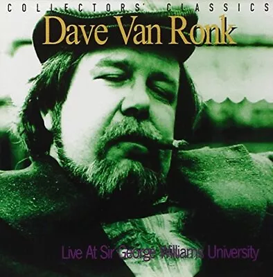 Dave Van Ronk Live At Sir George William (CD) Album • £13.41