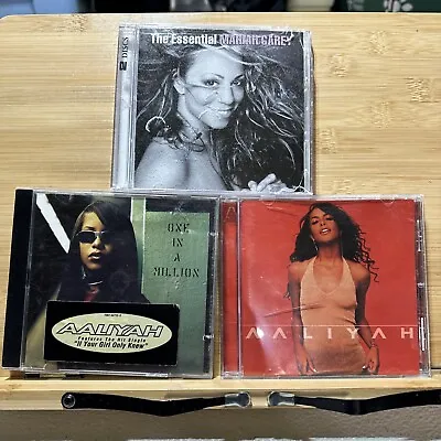 The Essential Mariah Carey - Aaliyah - One In A Million - Lot Of 3 CDs • $23