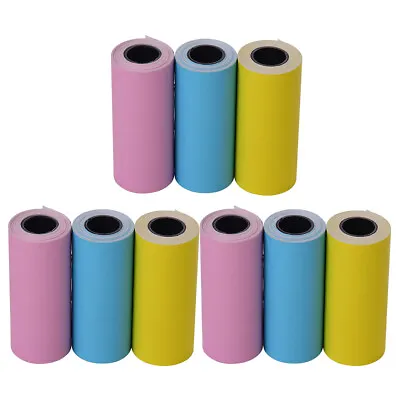 $17.99 • Buy 9 Rolls Thermal Paper Roll 57*30mm Sticker Labels For Peripage Paperang Printer