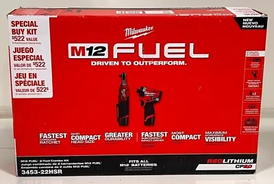 Milwaukee 3453-22HSR M12 FUEL 2-Tool Combo Kit • $199.99