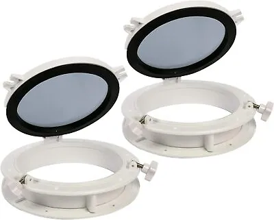 2 Pack 10  Round Opening Portlight Porthole Replacement Window Marine Boat Yacht • $59.99