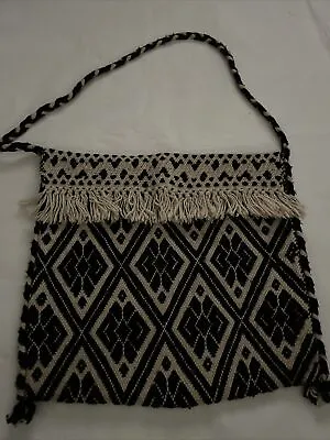 £14.90 • Buy Boho Hippie Vintage Handmade Fabric Bag Fringe Cross Body Bag